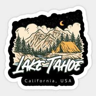 Lake Tahoe, California USA Sticker